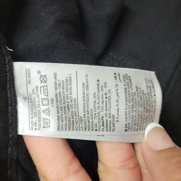 High-Waisted O.G. Cuffed Black Jean Shorts for Women -- 3-inch inseam - Picture 8 of 11